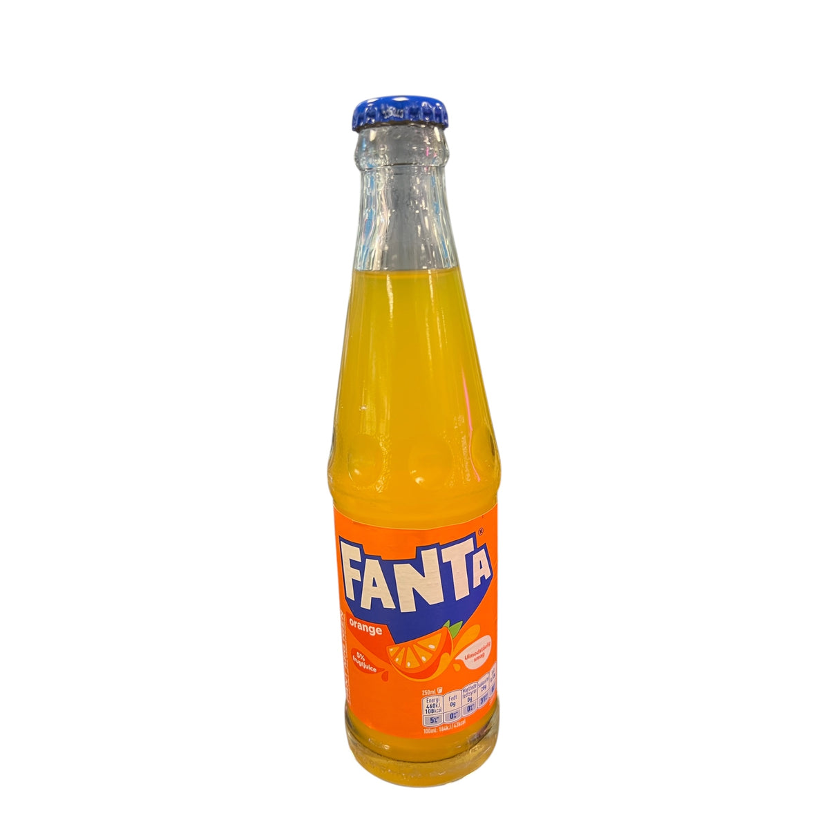 Fanta Orange – Glasflaske
