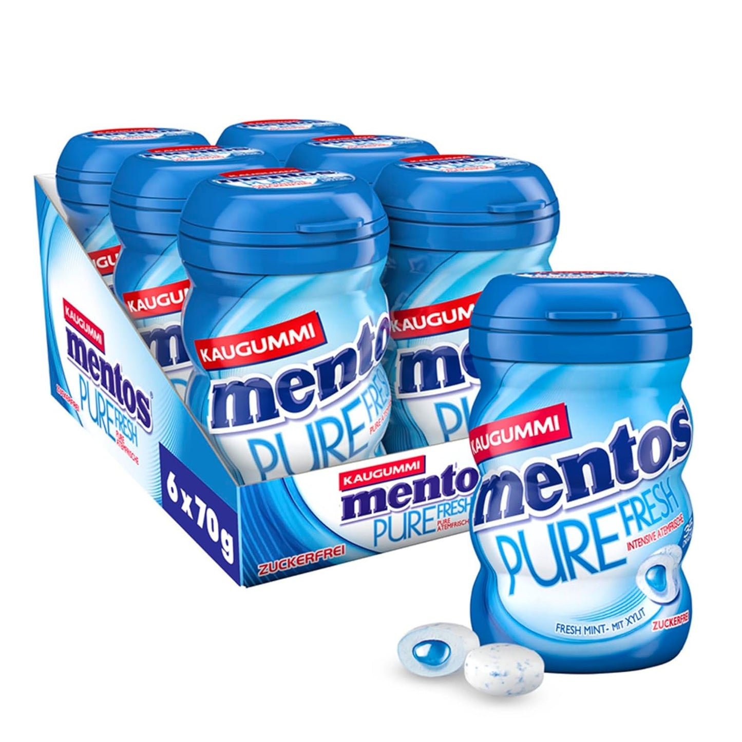 Mentos tyggegummi (Fresh Mint Sukkerfri)