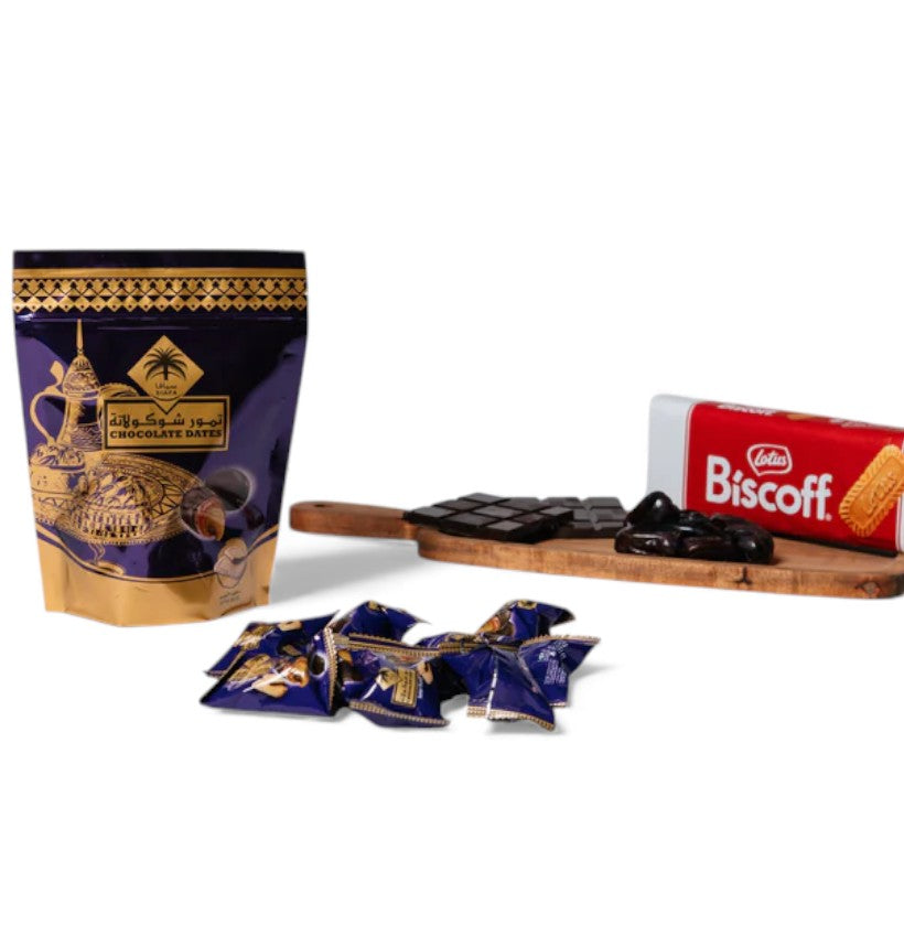 Dadler m. Lotuscreme & Mørk Chokolade