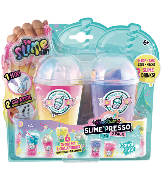 So Slime DIY-Slim - Slime'Presso - 2-pak (varierende farvekombination)