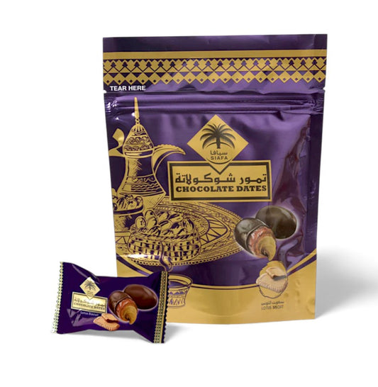 Dadler m. Lotuscreme & Mørk Chokolade