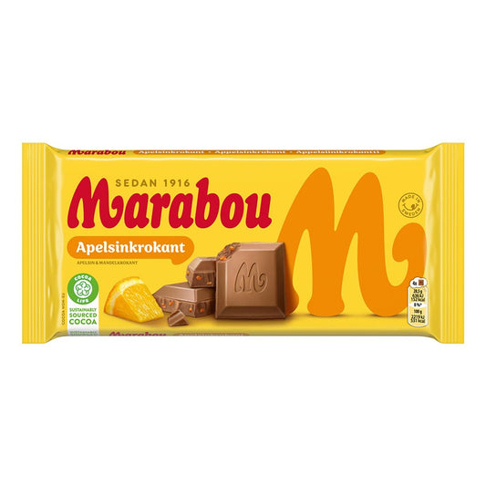Marabou Appelsinkrokant Chokolade