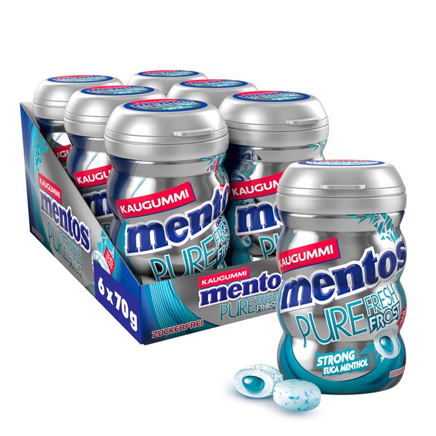 Mentos tyggegummi (Menthol Sukkerfri)