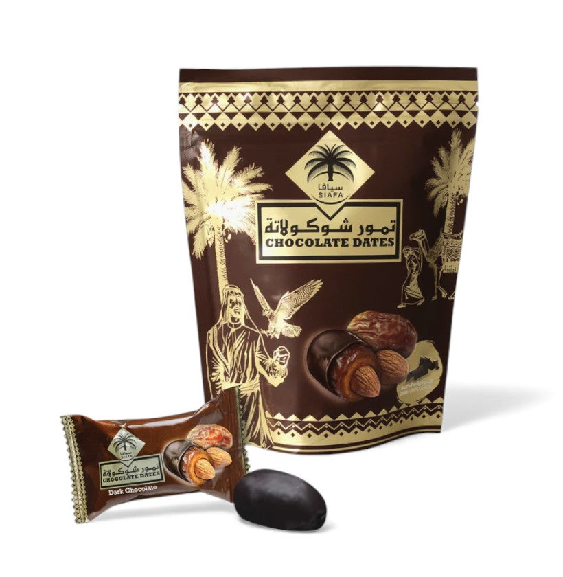 Dadler m. Mandelkerne & Mørk Chokolade